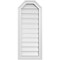 Ekena Millwork Octagonal Top Surface Mount PVC Gable Vent w/ 2"W x 1-1/2"P Brickmould Frame, 14"W x 34"H GVPOT14X3402SF - alternate 1